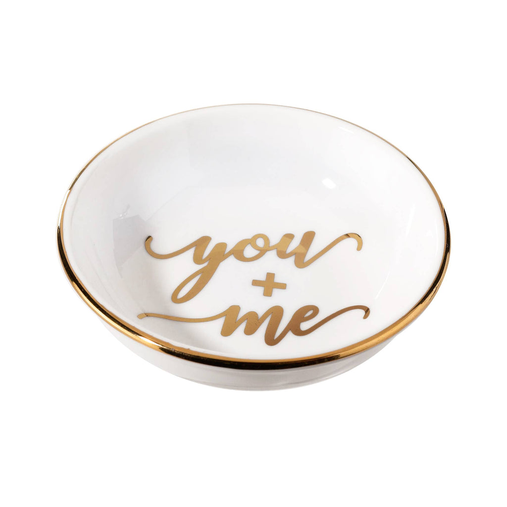 You + Me Ceramic Ring Dish - NKIN