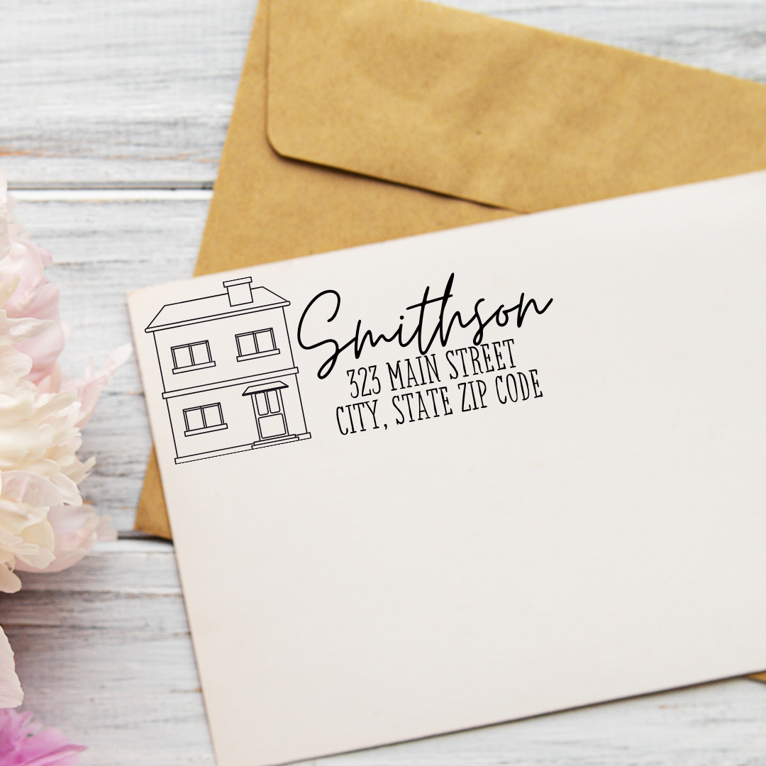 Personalized Home Self-Inking Return Stamp - NKIN