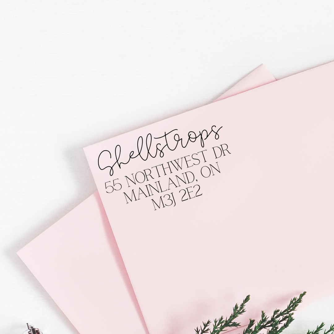 Family Name Handwriting Self-Inking Stamp - NKIN