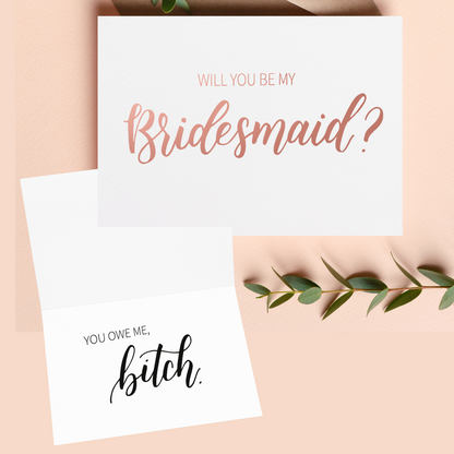 Will you be my Bridesmaid Card | Will you be my Maid of Honour