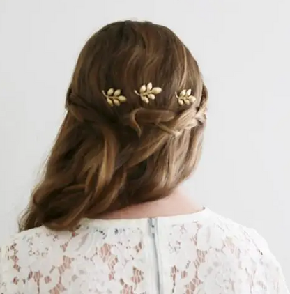 Mini Gold Hair Combs, Athena Inspired