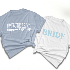 Bride & Bride's Support Group Bachelorette Tees - NKIN