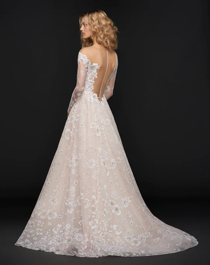 Stevie by Hayley Paige size 12 - full back view.