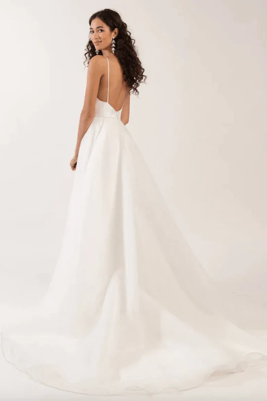Lorelei by Jenny Yoo wedding dress - full back view