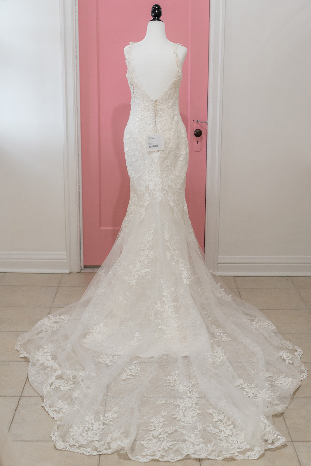 Layered Lace with Asymmetrical Neckline (Size 10) - NKIN