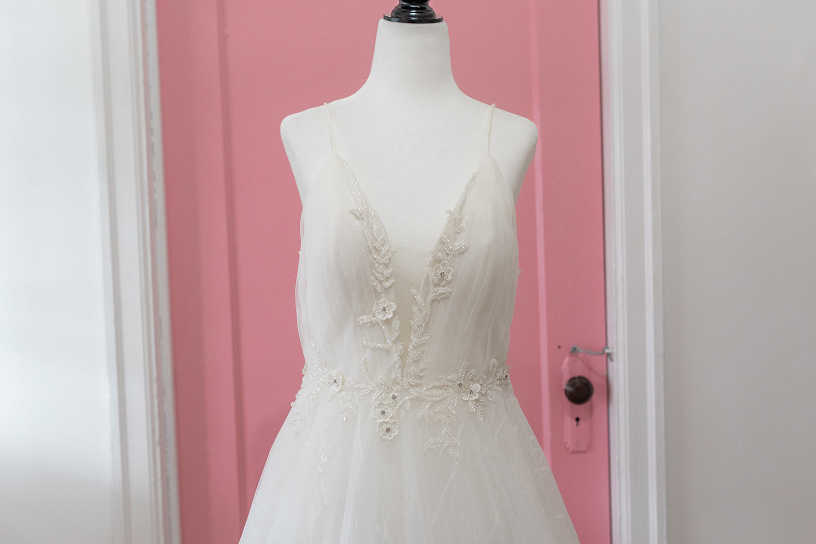 Calla Blanche Anastasia V Neck A Line (Size 10) - NKIN