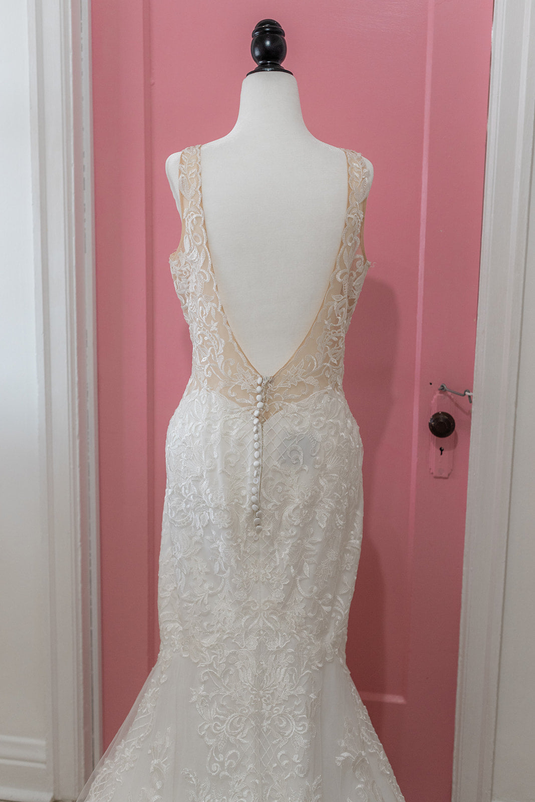 Embroidered Lace Mermaid Portia Dress (Size 16) - NKIN