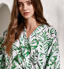 Cotton Tropical Robe - NKIN