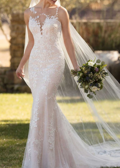 Layered Lace with Asymmetrical Neckline (Size 10) - NKIN