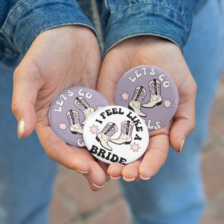 Buttons - Let's Go Girls - NKIN