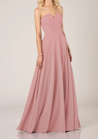 Full body front view of Sorella Vita 9372 in desert rose