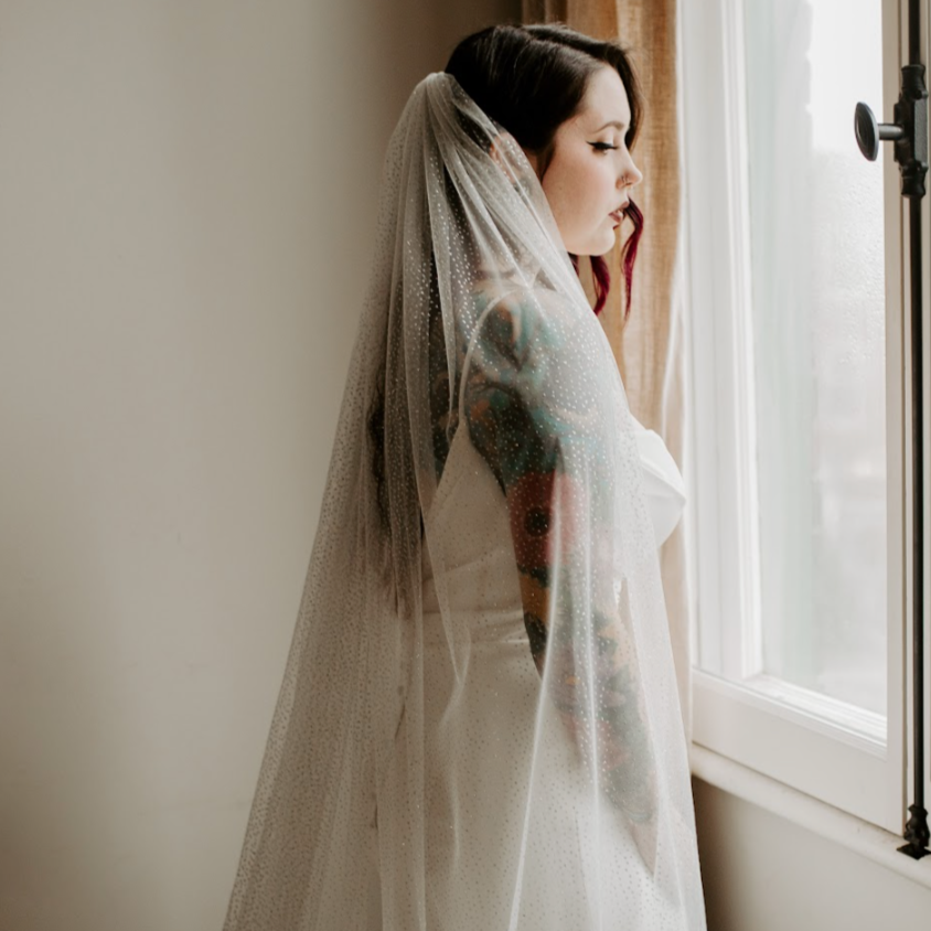 Net store wedding veil