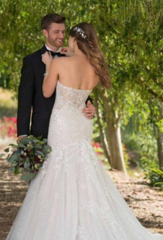 Full body back view of D2615 by essence of australia