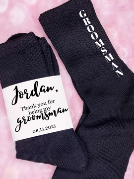 Thank you Groomsmen Socks