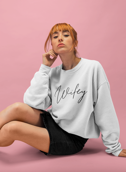 Wifey Crewneck Sweater - NKIN