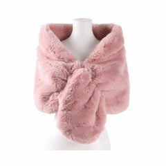 Blush Pink Winter Wedding Faux Fur Wrap 76850214 - NKIN