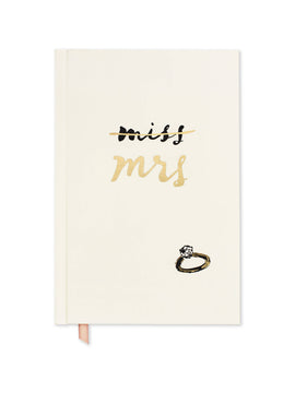 kate spade Journal, Miss To Mrs.