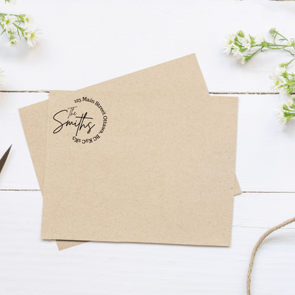 Circle Custom Self Inking Stamp 91474273 - NKIN