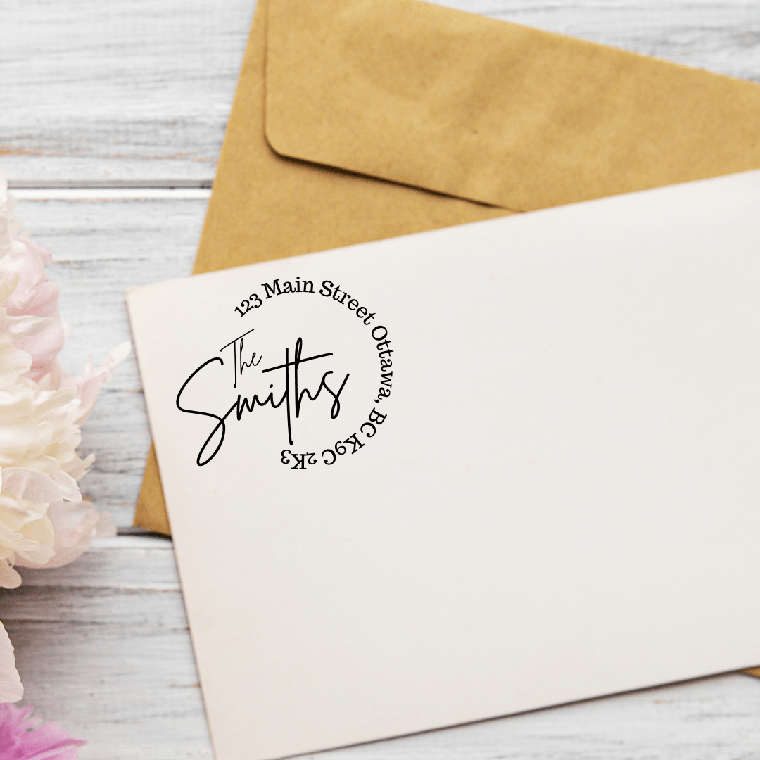 Circle Custom Self Inking Stamp 91474273 - NKIN