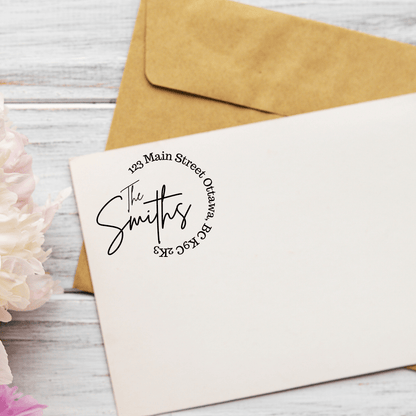 Circle Custom Self Inking Stamp 91474273 - NKIN