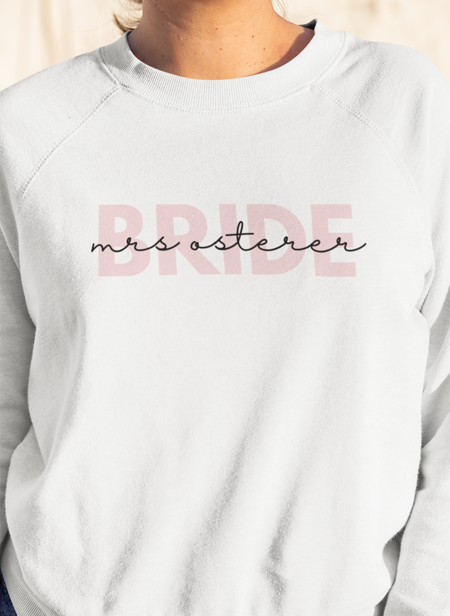 Pastel Personalized Bride Crewneck - NKIN