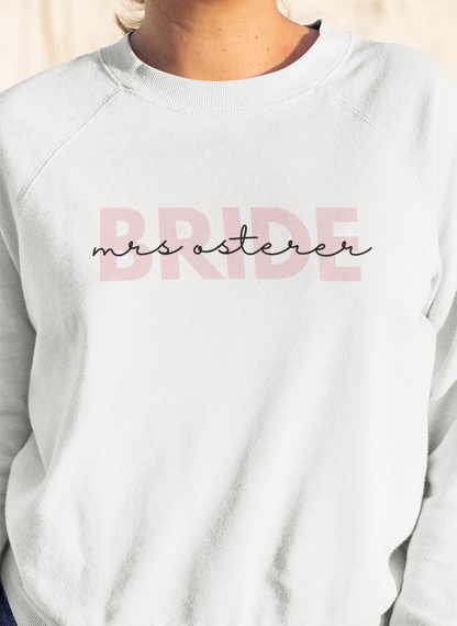 Pastel Personalized Bride Crewneck - NKIN
