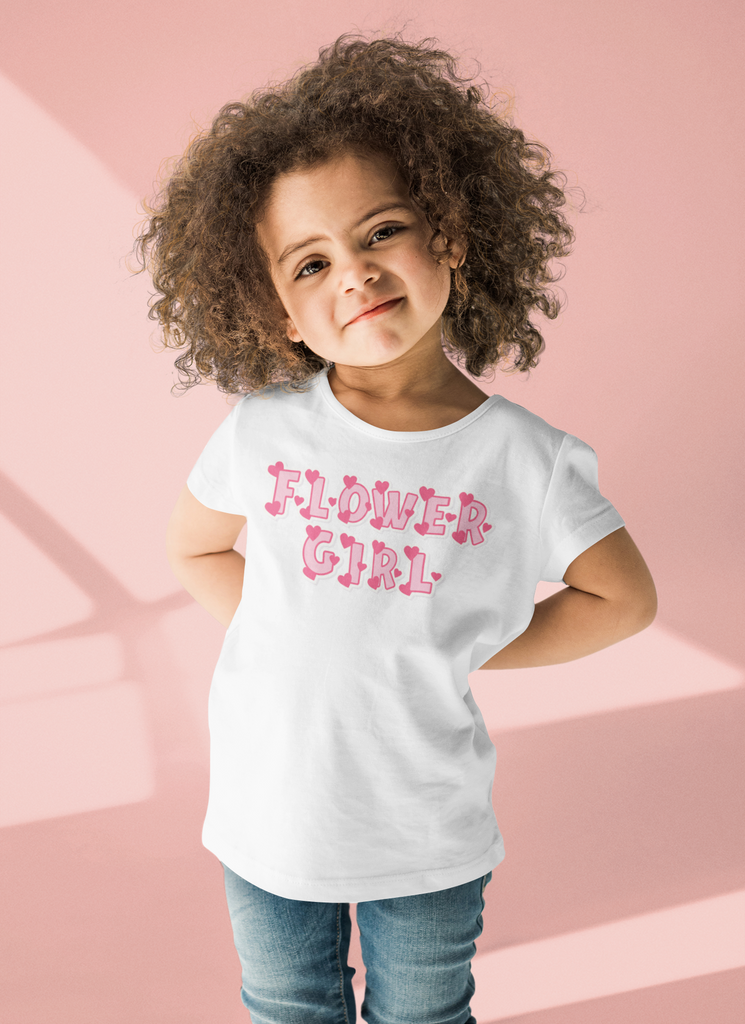 Flower Girl Heart T-Shirt - NKIN