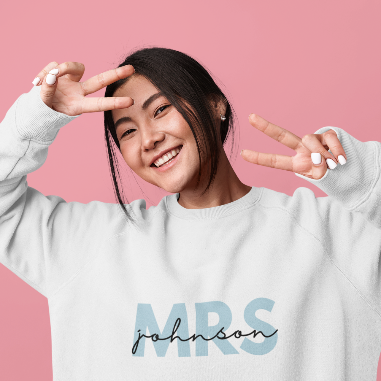 Mrs Pastel Personalized Crewneck - NKIN