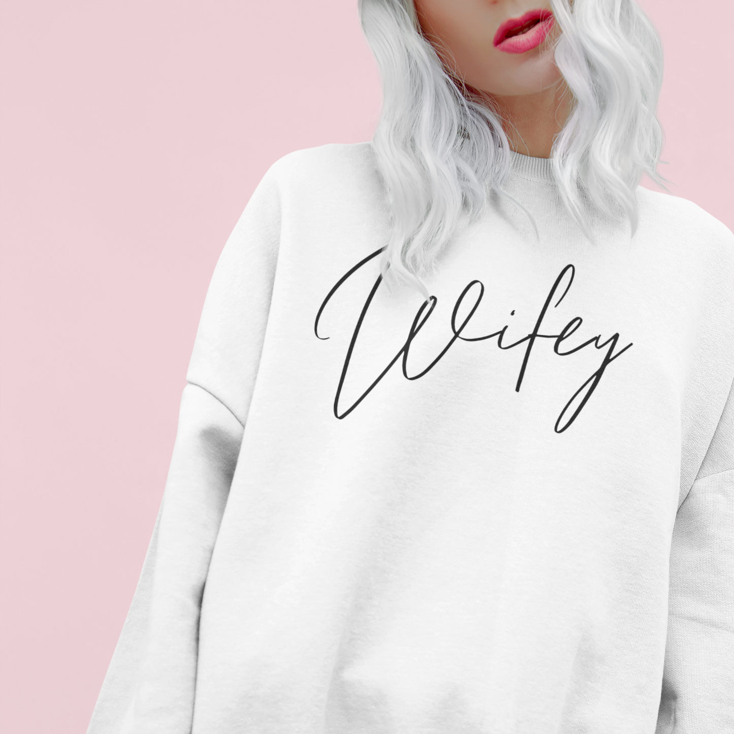 Wifey Crewneck Sweater - NKIN