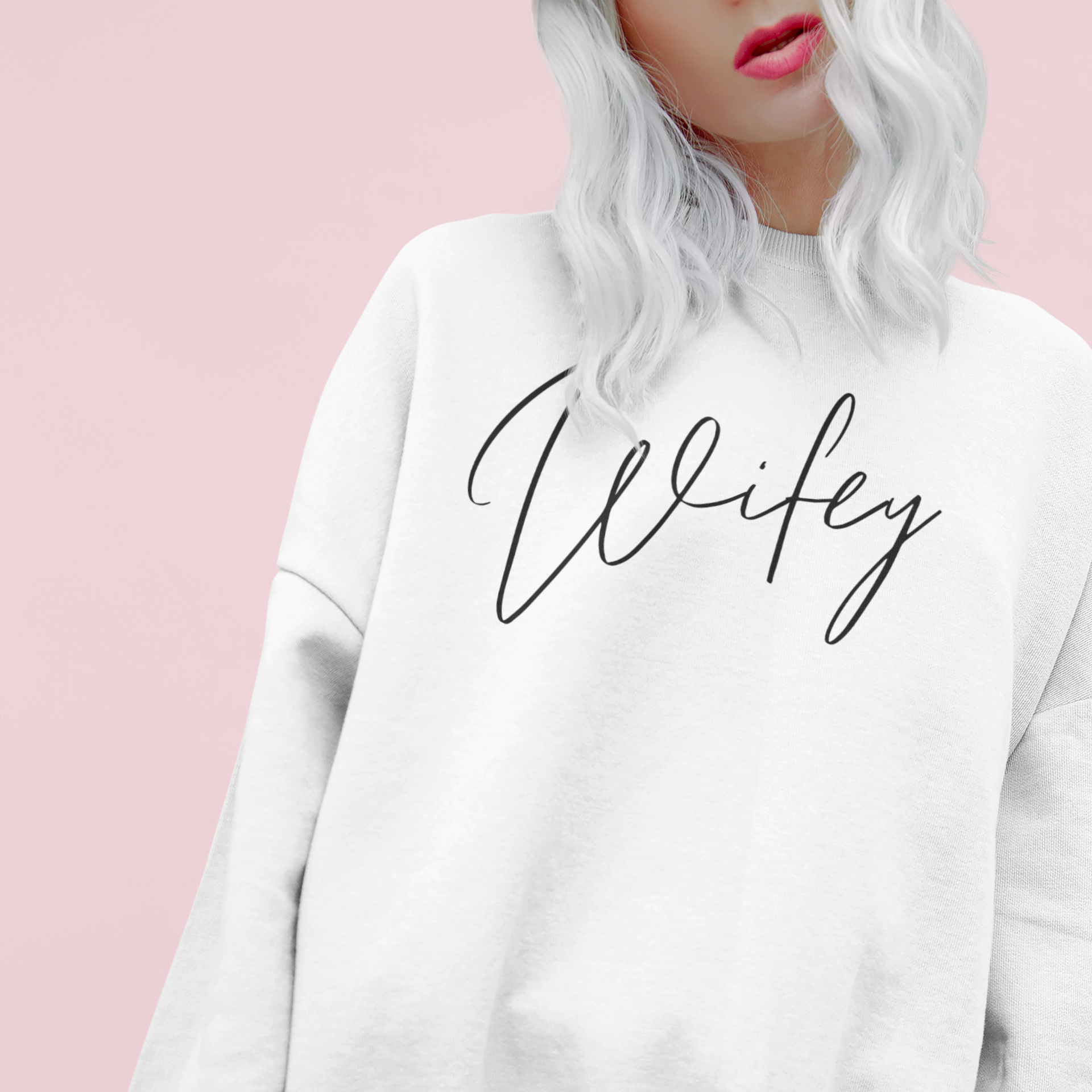 Wifey Crewneck Sweater - NKIN