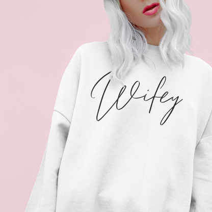 Wifey Crewneck Sweater - NKIN