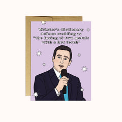 Michael Scott | Wedding Card