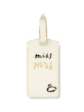 kate to mrs Luggage Tag, Miss To Mrs.