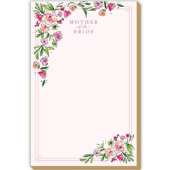 Mother of the Bride Pink Blossoms Luxe Large Notepad
