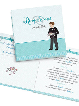 Light Blue Ring Bearer Keepsake Book