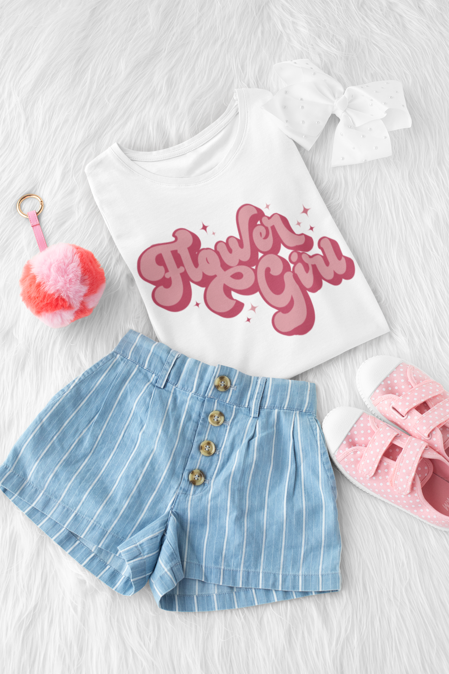 Retro Flower Girl Tee - NKIN
