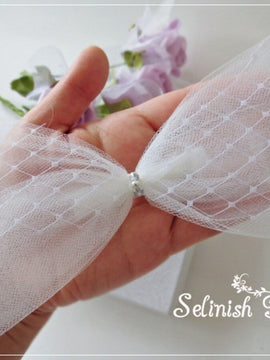 Wedding Hair Clip Tulle