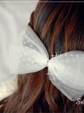 Wedding Hair Clip Tulle