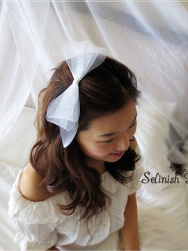 Wedding Hair Tulle Clip