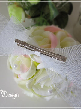 Wedding Hair Tulle Clip