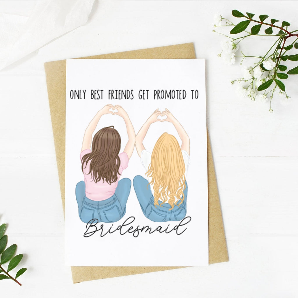 Best Friend Bridesmaid Cards - NKIN