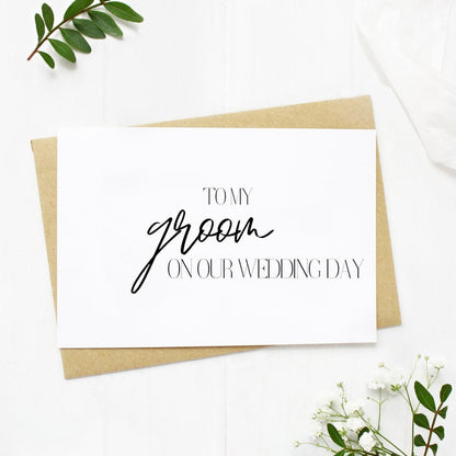 To my Groom Wedding Day Gift Set - NKIN