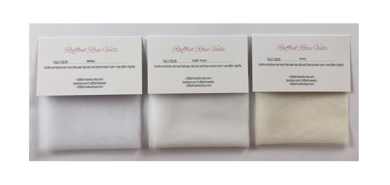 Raw Edge Waist Length Veil - NKIN