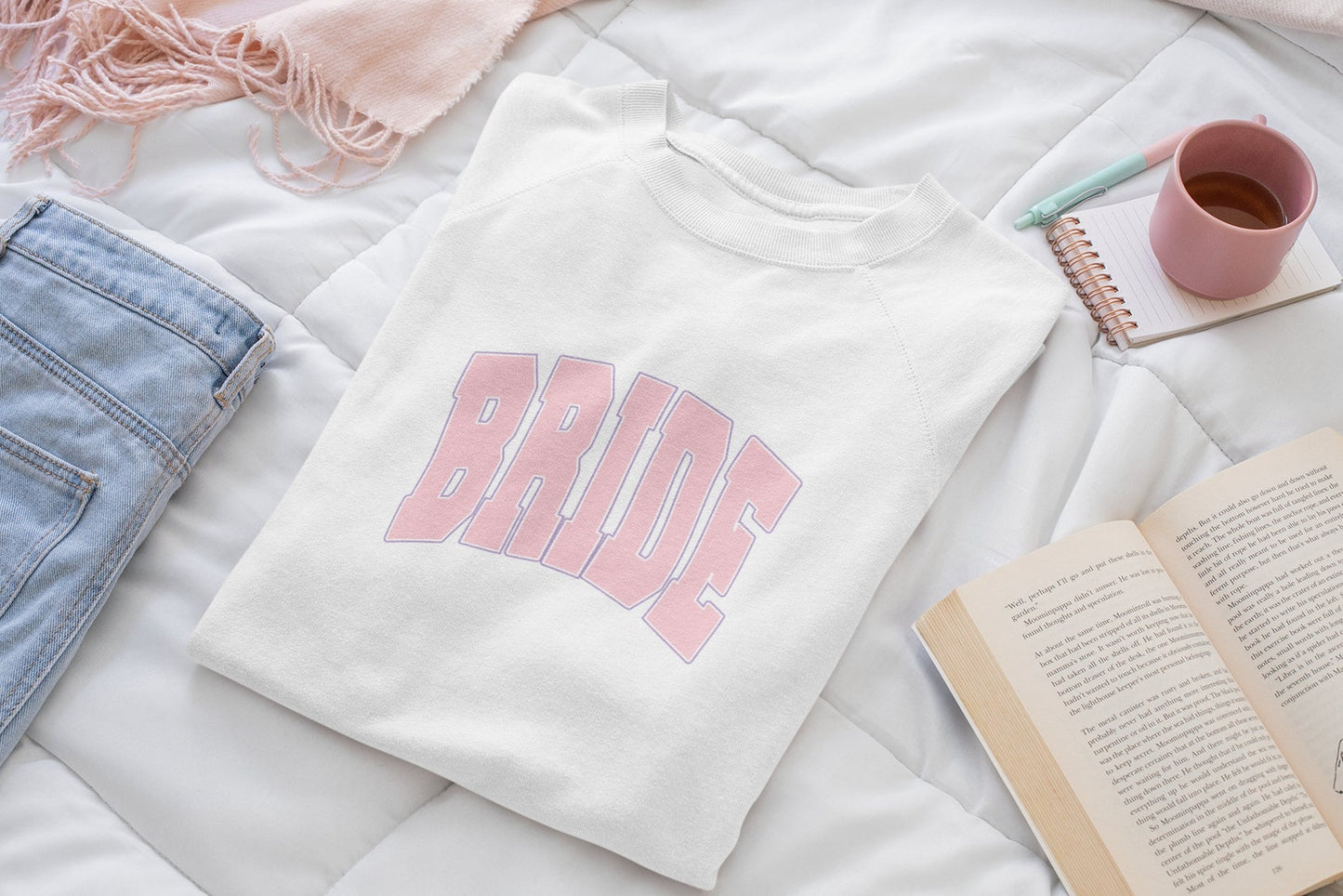 Varsity Bride Pink Crewneck - NKIN