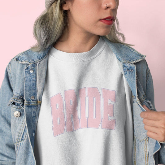 Varsity Bride Pink Crewneck - NKIN