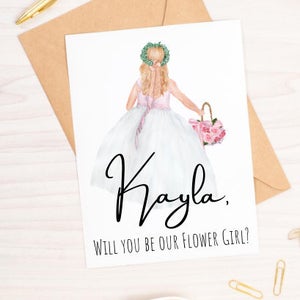 Flower Girl Junior Proposal Card - NKIN
