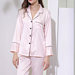 Long Sleeve Satin Pj Set - NKIN