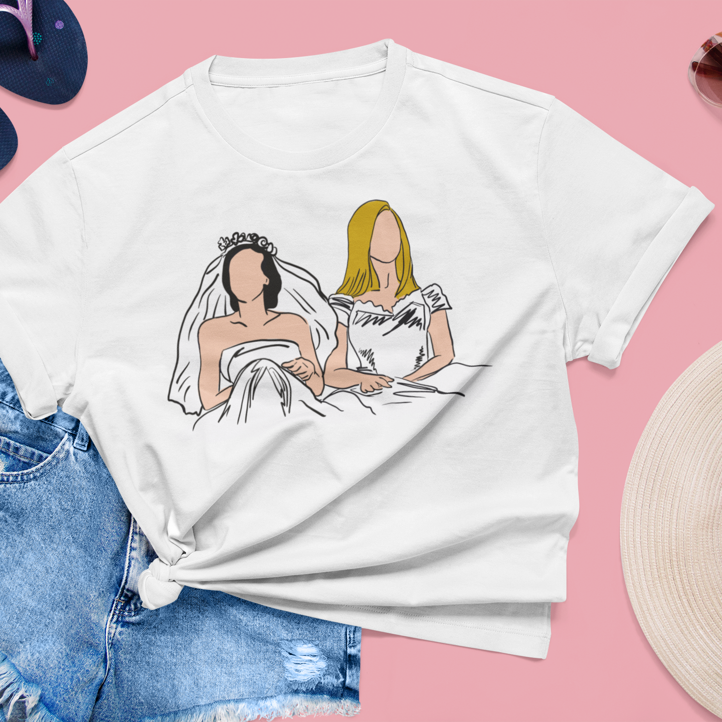 Bride + Best Friend Tee - NKIN