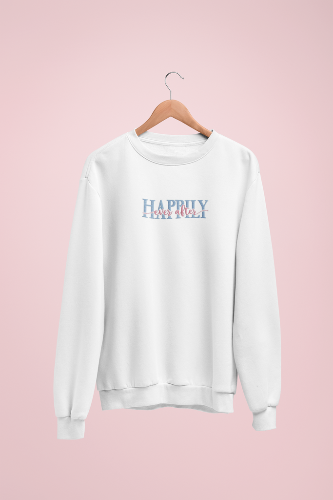 Happily Ever After Centred Embroidered Crewneck - NKIN