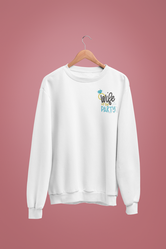 Wife of the Party Embroidered Crewneck - NKIN